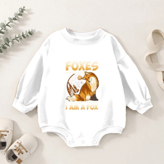 Discover Fox Baby Romper Sweatshirts Foxes Are Awesome Cute Fox Baby Romper Sweatshirts Kids Girls Boys Baby Romper Sweatshirts