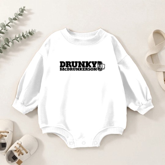 Discover DRUNKY McDRUNKERSON Baby Romper Sweatshirts