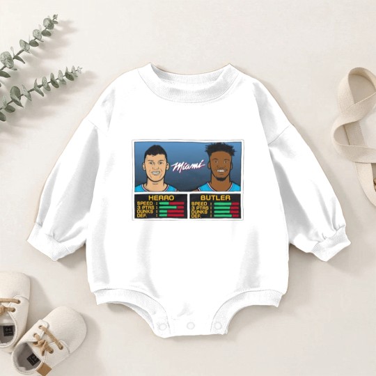 Discover Tyler Herro Essential Baby Romper Sweatshirts
