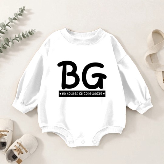 Discover BG en toutes circonstances - Bg - Baby Romper Sweatshirts