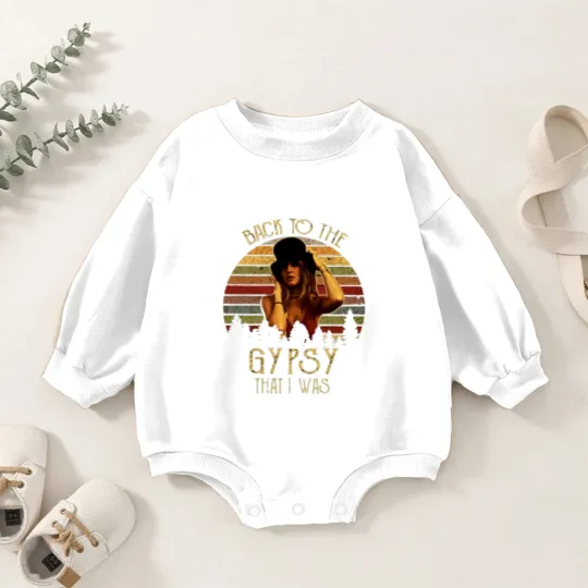 Discover Stevie Nicks Back To The Gypsy Classic Baby Romper Sweatshirts