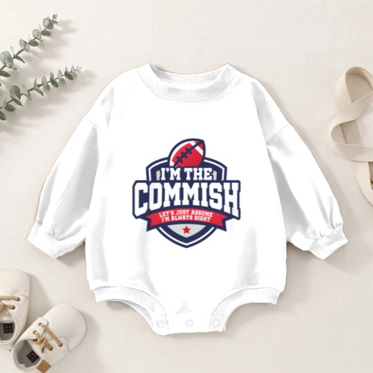 Discover 2020 Fantasy Football Commissioner Commish Always Right Baby Romper Sweatshirts