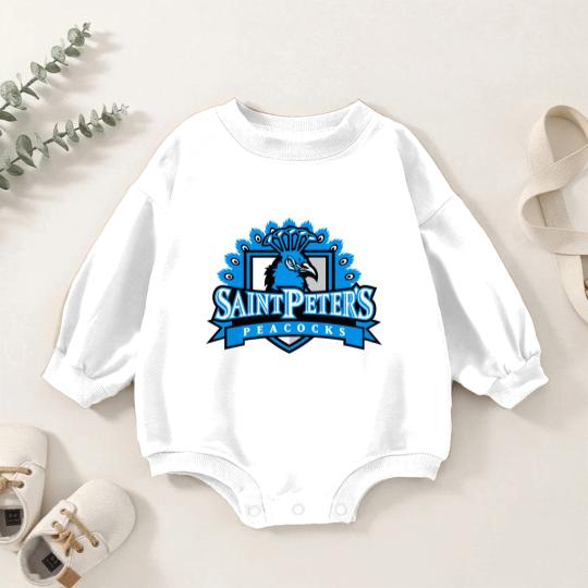 Discover Saint Peter’s Peacocks Baby Romper Sweatshirts