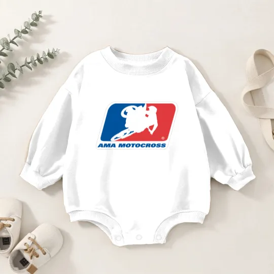 Discover AMA MOTOCROSS LOGO Baby Romper Sweatshirts