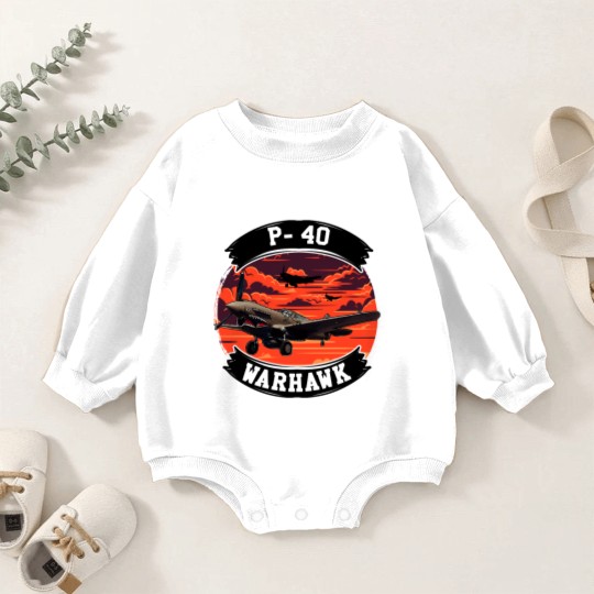 Discover P-40 WARHAWK FORMATION - P 40 Warhawk - Baby Romper Sweatshirts