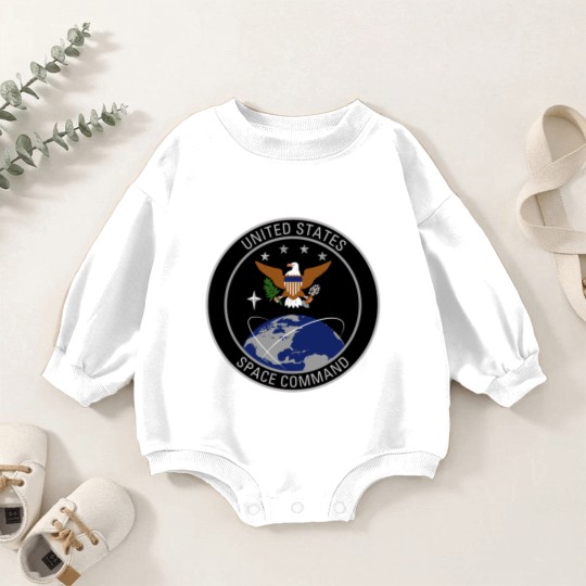 Discover United States Space Command Shield Baby Romper Sweatshirts