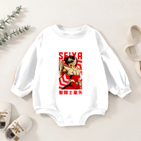 Discover Pegasus Seiya == Saint Seiya == Vintage Anime Design - Seiya - Baby Romper Sweatshirts