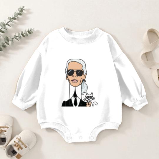 Discover karl lagerfeld 1 Baby Romper Sweatshirts
