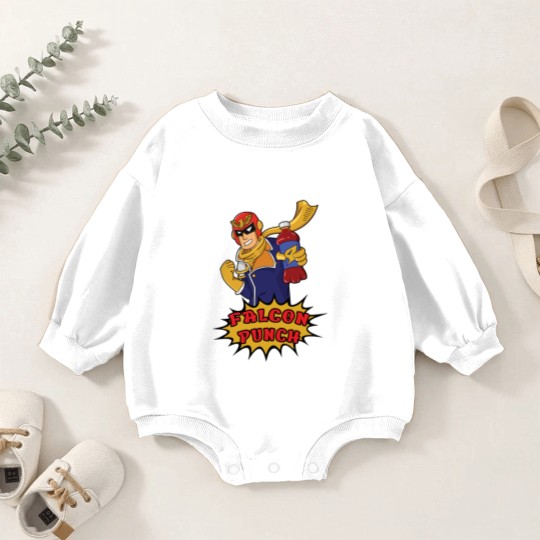 Discover Falcon Punch - Captain Falcon - Baby Romper Sweatshirts