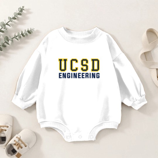 Discover UCSD Engineering (Varsity) - Ucsd - Baby Romper Sweatshirts