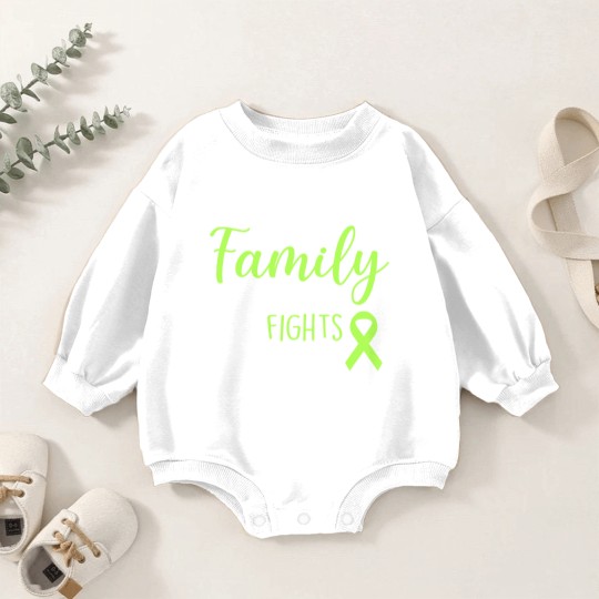 Discover Family Lymphoma Cancer Support no one Fight Alone - Lymphoma Cancer Support - Baby Romper Sweatshirts