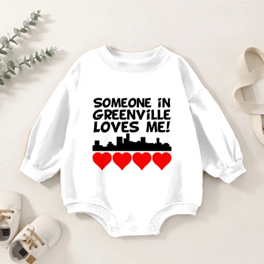 Discover Someone In Greenville South Carolina Loves Me Baby Romper Sweatshirts