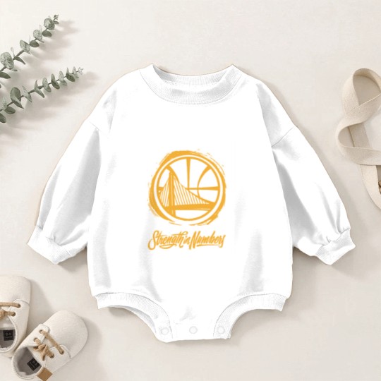 Discover strength in numbers warriors Baby Romper Sweatshirts