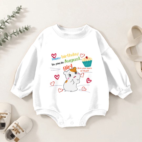Discover august birthday Baby Romper Sweatshirts