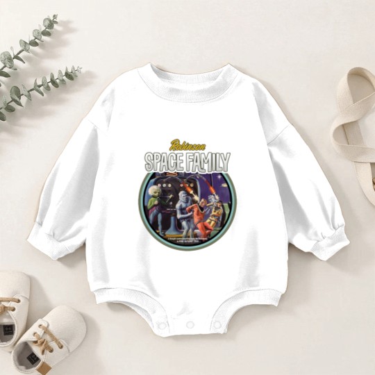 Discover 1960s Space Family - Vintage Sci Fi - Baby Romper Sweatshirts
