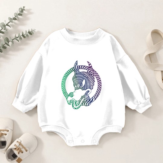 Discover Jerry Garcia Wolf guitar Dead Baby Romper Sweatshirts