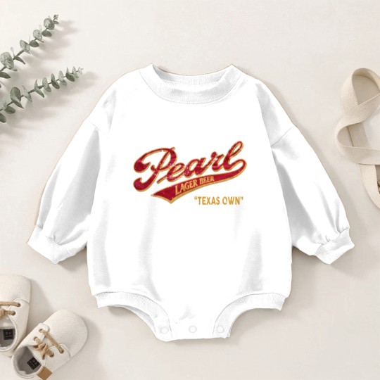 Discover Pearl Beer - Texas Beer - Baby Romper Sweatshirts