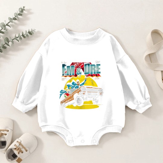 Discover Eminem and Dr Dre Unisex Retro Baby Romper Sweatshirts