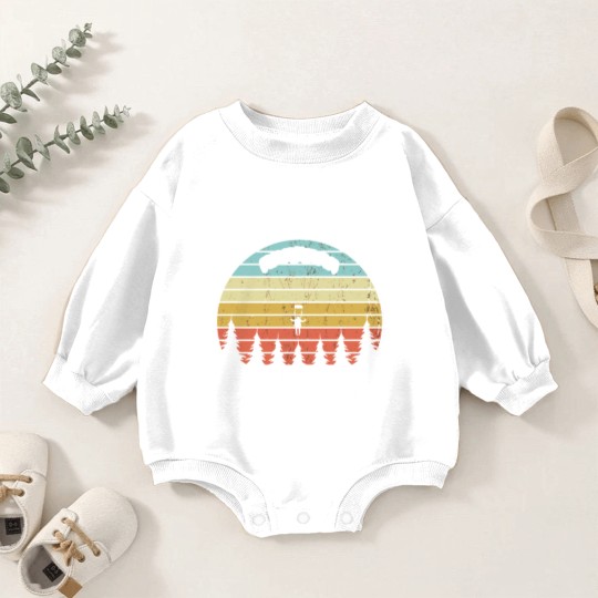 Discover D B Coopers Skydiving School Portland Oregon Funny Baby Romper Sweatshirts