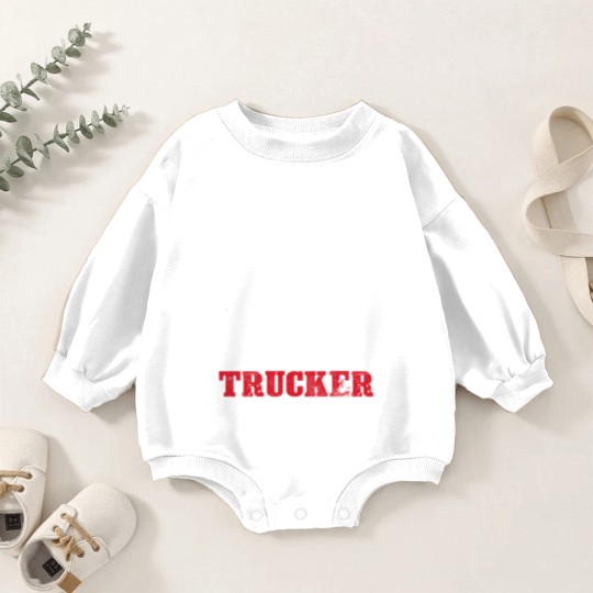 Discover These Titties Are Taken By A Super Sexy Trucker Baby Romper Sweatshirts