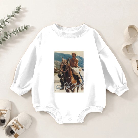 Discover Townes Van Zandt - Retro On Horse Fan Art - Townes Van Zandt - Baby Romper Sweatshirts