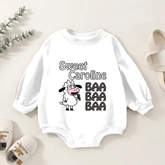 Discover Sheep Caroline - Sweet Caroline - Baby Romper Sweatshirts