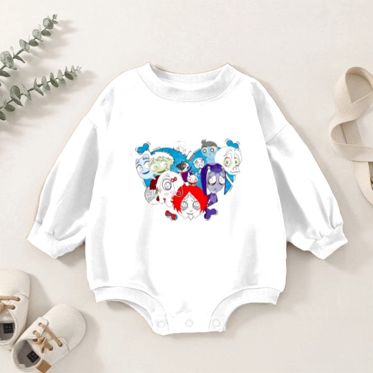 Discover Ruby Gloom heart Baby Romper Sweatshirts