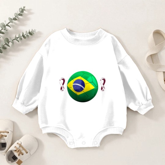Discover world cup 2022 brazil - World Cup Qatar 2022 - Baby Romper Sweatshirts