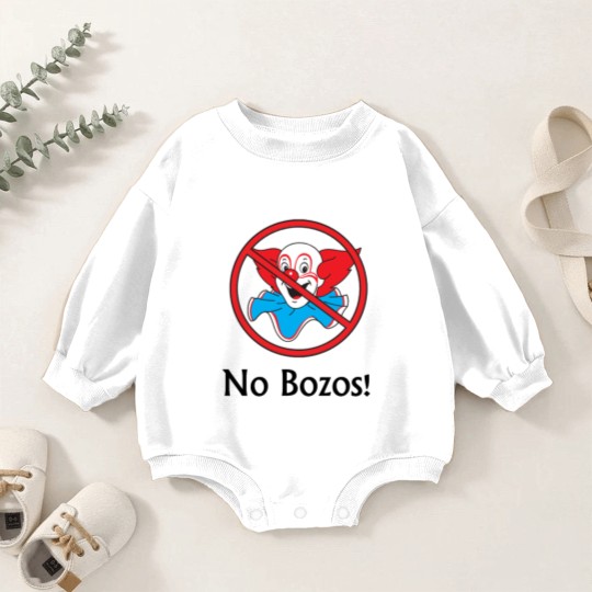 Discover No Bozos Clown Baby Romper Sweatshirts Baby Romper Sweatshirts
