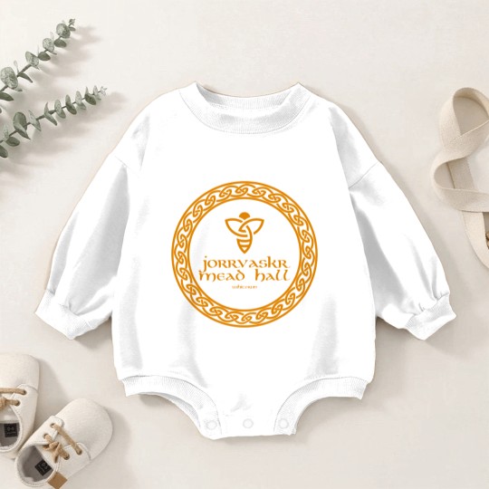 Discover Jorrvaskr Mead Hall - Skyrim - Baby Romper Sweatshirts