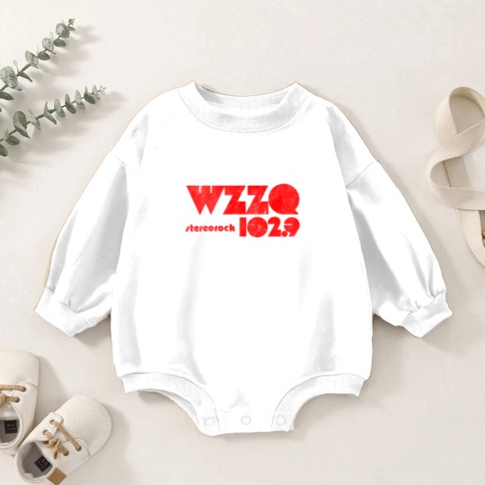 Discover WZZQ Stereorock Jackson, Mississippi / Defunct 80s Radio Station Logo - Radio Station - Baby Romper Sweatshirts