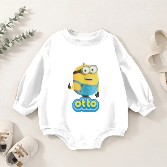 Discover Otto Baby Romper Sweatshirts, Minion Despicable Me Baby Romper Sweatshirts, Minions Road The Rise Of Gru Baby Romper Sweatshirts