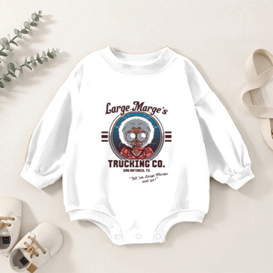 Discover Large Marge's Trucking Co. - Pee Wee Herman - Baby Romper Sweatshirts