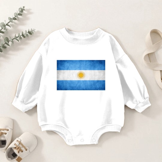 Discover Flag of Argentina Baby Romper Sweatshirts
