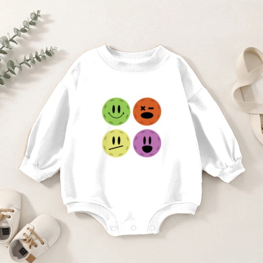 Discover Gift for Pickleball Players Any Given Day Funny Baby Romper Sweatshirts