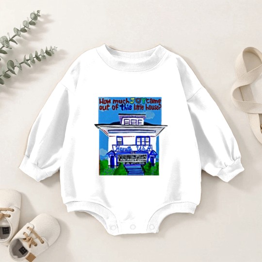 Discover The Motown House - Record Label - Baby Romper Sweatshirts