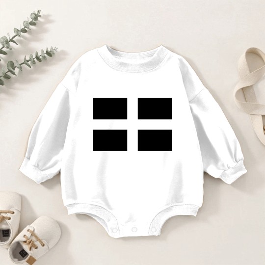 Discover Flag of Cornwall (United Kingdom) - Flag - Baby Romper Sweatshirts