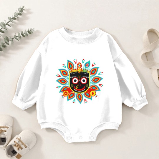 Discover Jai Jagannath hare rama hare krishna Baby Romper Sweatshirts