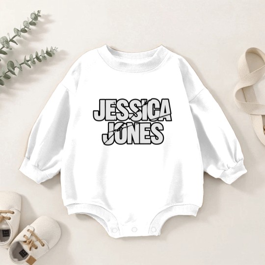 Discover Jessica Jones Logo Baby Romper Sweatshirts