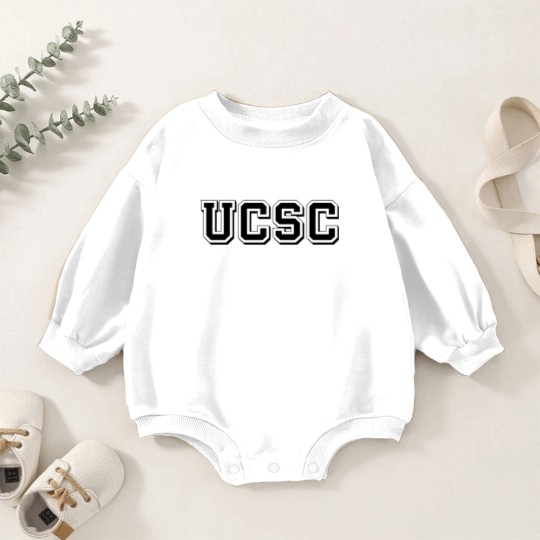 Discover UCSC University Pride Baby Romper Sweatshirts