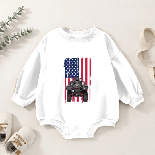 Discover ATV Baby Romper Sweatshirts