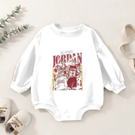 Discover Vintage King Michael Jordan Graphic Baby Romper Sweatshirts Baby Romper Sweatshirts Vintage Baby Romper Sweatshirts