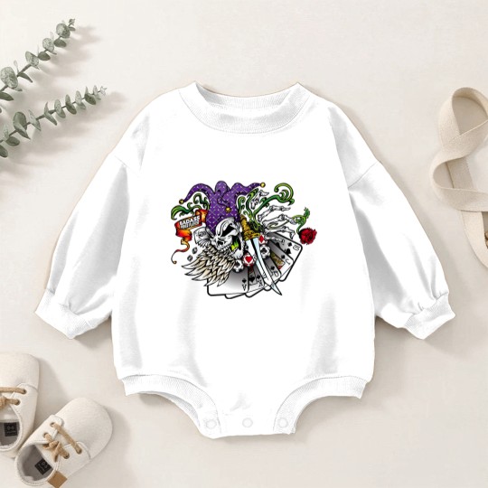 Discover Badass Poker Joker Baby Romper Sweatshirts