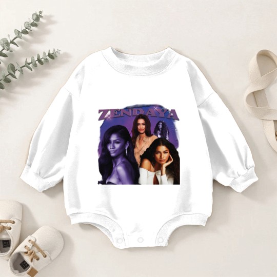 Discover Zendaya Vintage Baby Romper Sweatshirts