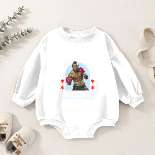 Discover Clubber Lang: The Southside Slugger (Distressed) - Clubber Lang - Baby Romper Sweatshirts