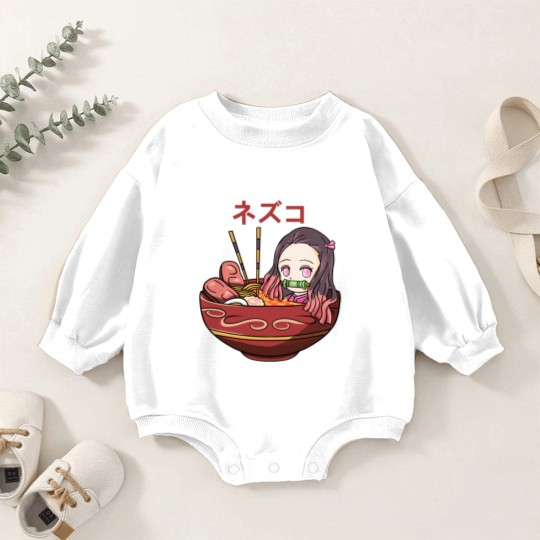 Discover Ramen neko - neko - Baby Romper Sweatshirts
