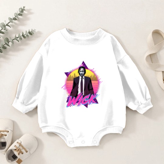 Discover John Wick Retro - John Wick - Baby Romper Sweatshirts