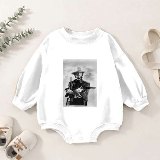 Discover Clint Eastwood - The Outlaw Josey Wales - Clint Eastwood - Baby Romper Sweatshirts