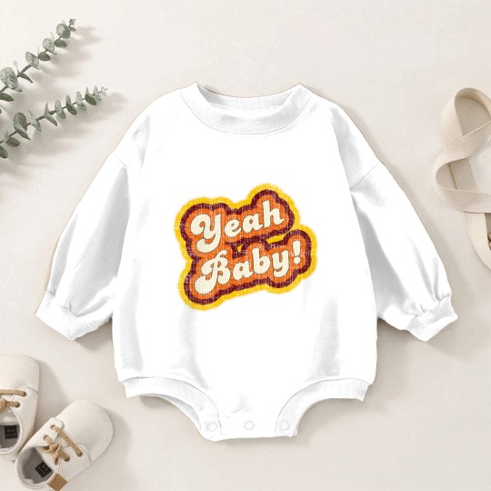 Discover "Yeah Baby!" Vintage 1970s Slang - Yeah Baby - Baby Romper Sweatshirts
