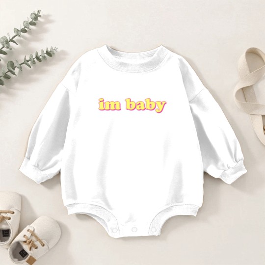 Discover Im Baby - Im Baby - Baby Romper Sweatshirts